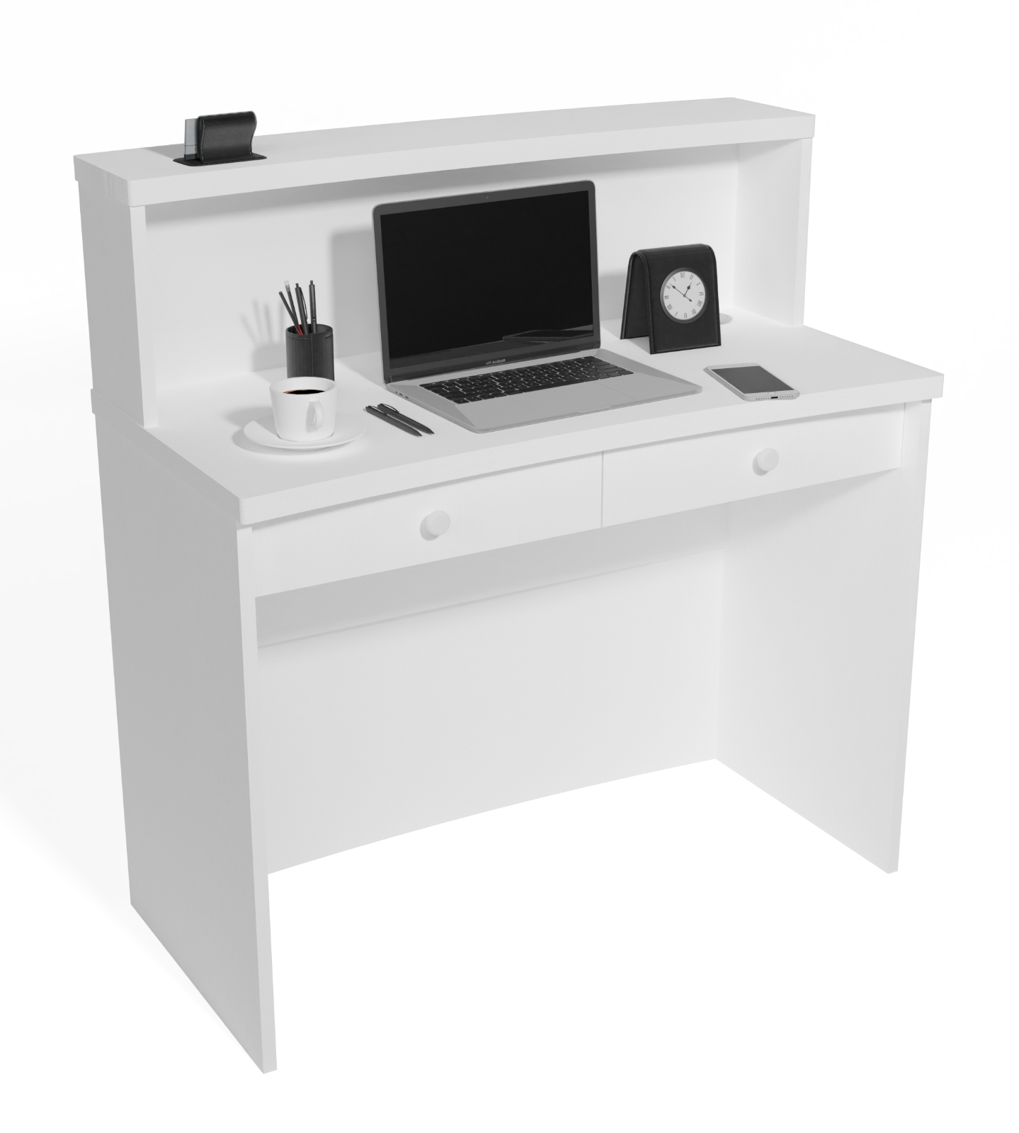 Reception Desk Counter Top, Laminate Desktop, Standing Front Table for Salon Spa