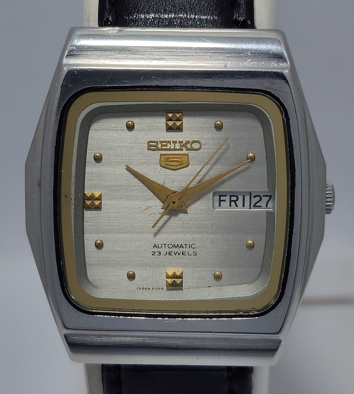 Vintage Seiko 5 6349-5380 Automatic Day/Date Japan Men's