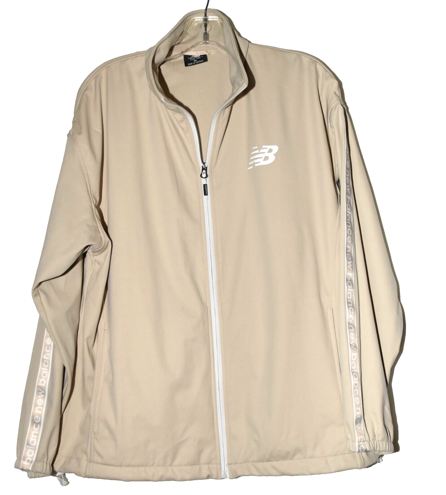 New Balance Cream Drawstring Hem Womens Lightweight