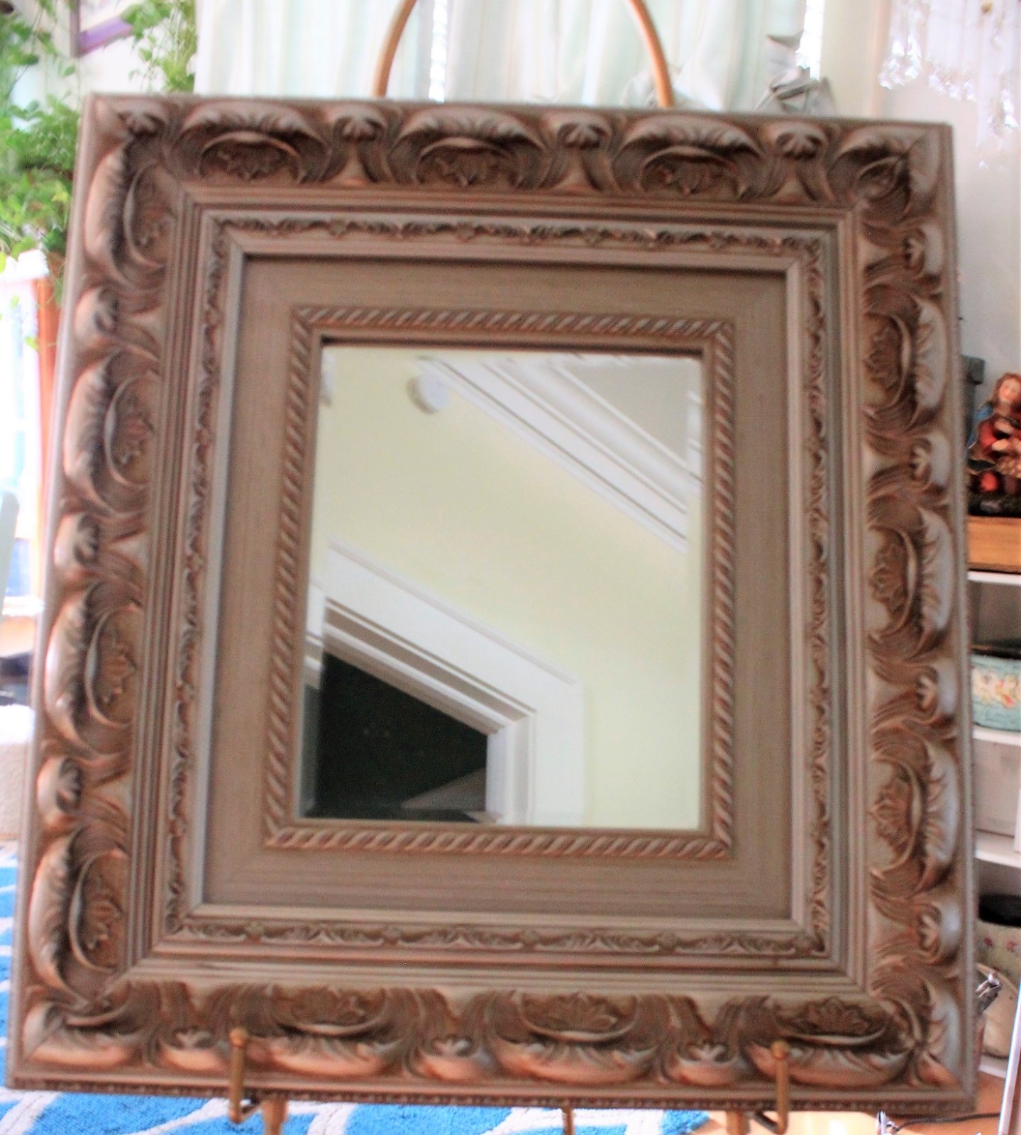 NICE! VINTAGE  ORNATE  WALL MIRROR