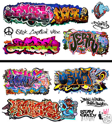 HO Scale Graffiti 2-Pack #24 - Weather Your Box Cars, Hoppers, & Gondolas!