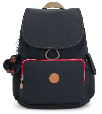 kipling Basic City Backpack L Blau True Navy Combo Rot