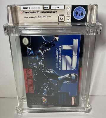T2 Terminator 2: Judgment Day Super Nintendo SNES WATA 9.6A+ SEALED