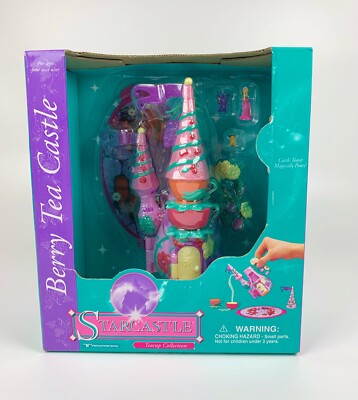 Trendmasters Starcastles Straw Berry Grape Fruit Tea Castle Polly Pocket New NIB