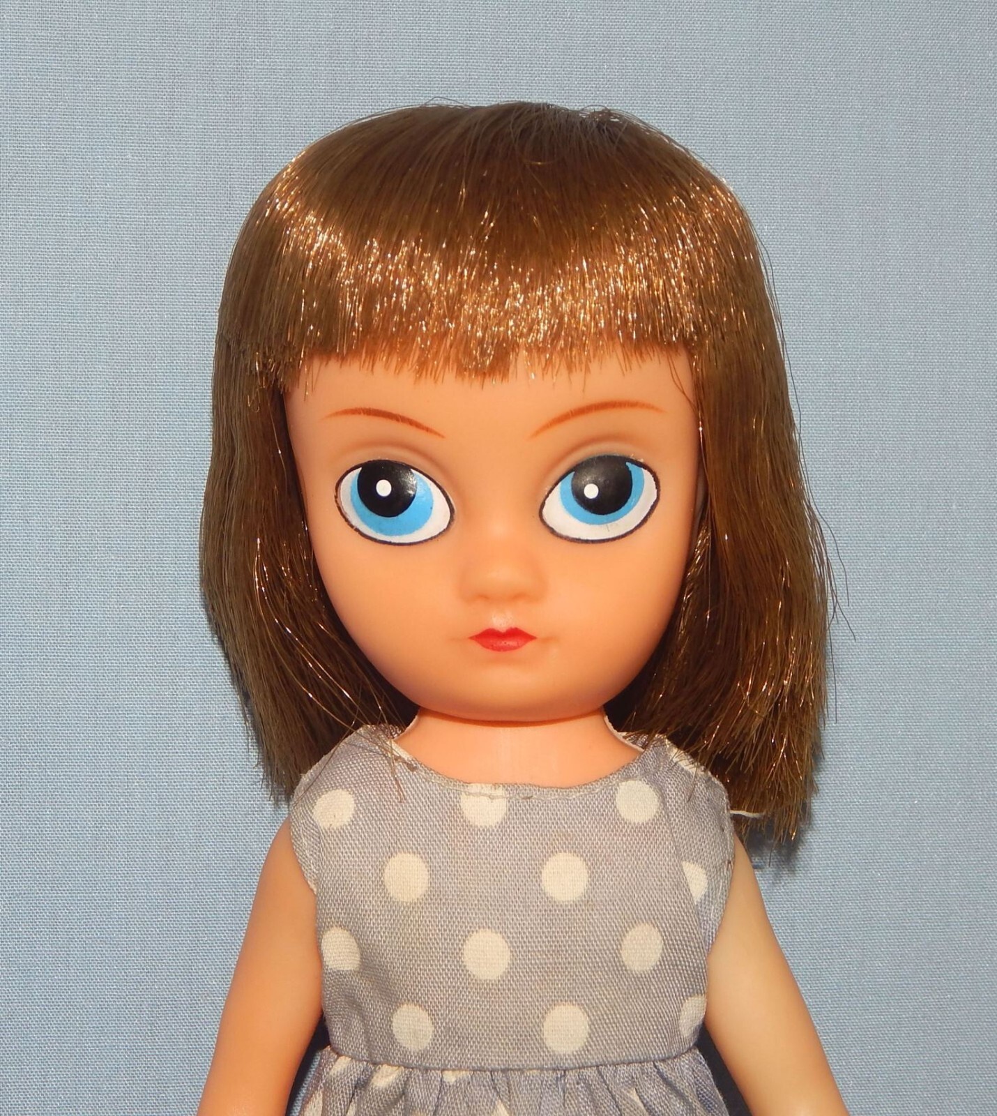 Vintage Susie Sad Eyes Doll Hong Clone Brownette 7-1/2
