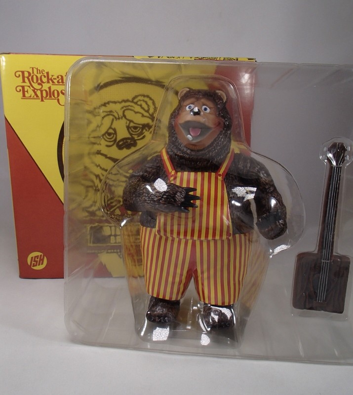 VHTF! The Rock-Afire Explosion toy BILLY BOB Vinyl figure Showbiz