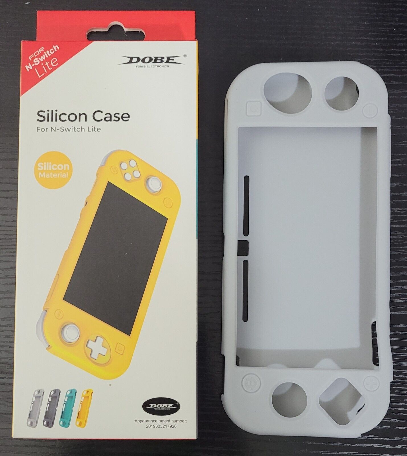 Silicone Case for Nintendo Switch Lite (Light Gray Color Silicone Case for Nintendo Switch Lite (Light Gray Color