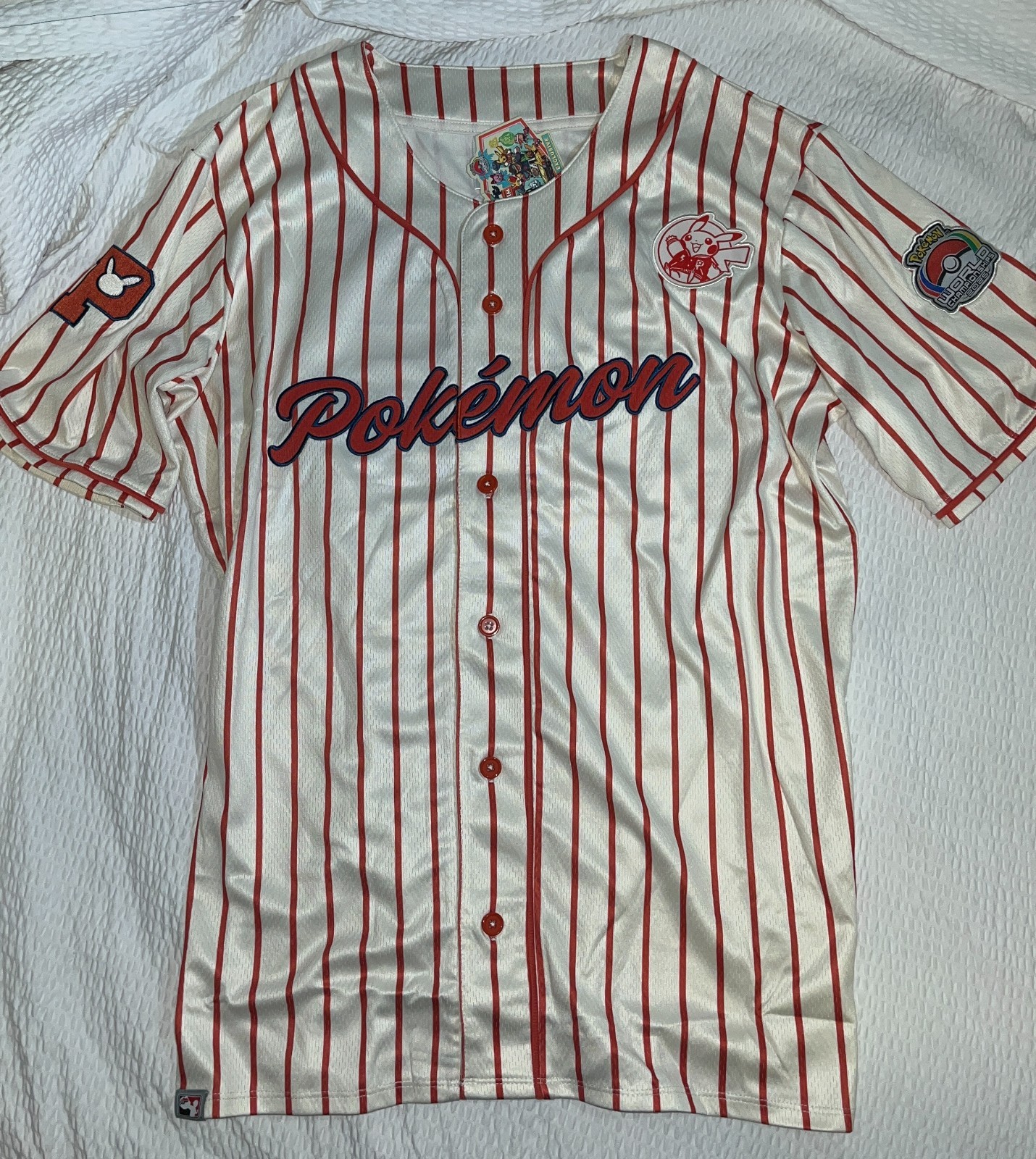 【WCS2025 ポケモン 限定】XLサイズ ベースボールジャージ wcs2025 アナハイム限定 ベースボールジャージ Mサイズ WCS2025