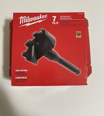 Milwaukee 49-22-0130 7 Pc Contractor Self-Feeding Bit Kit
