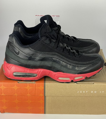 Nike Air Max '95 Black Flame Red 314198 002 Size 9.5 | eBay
