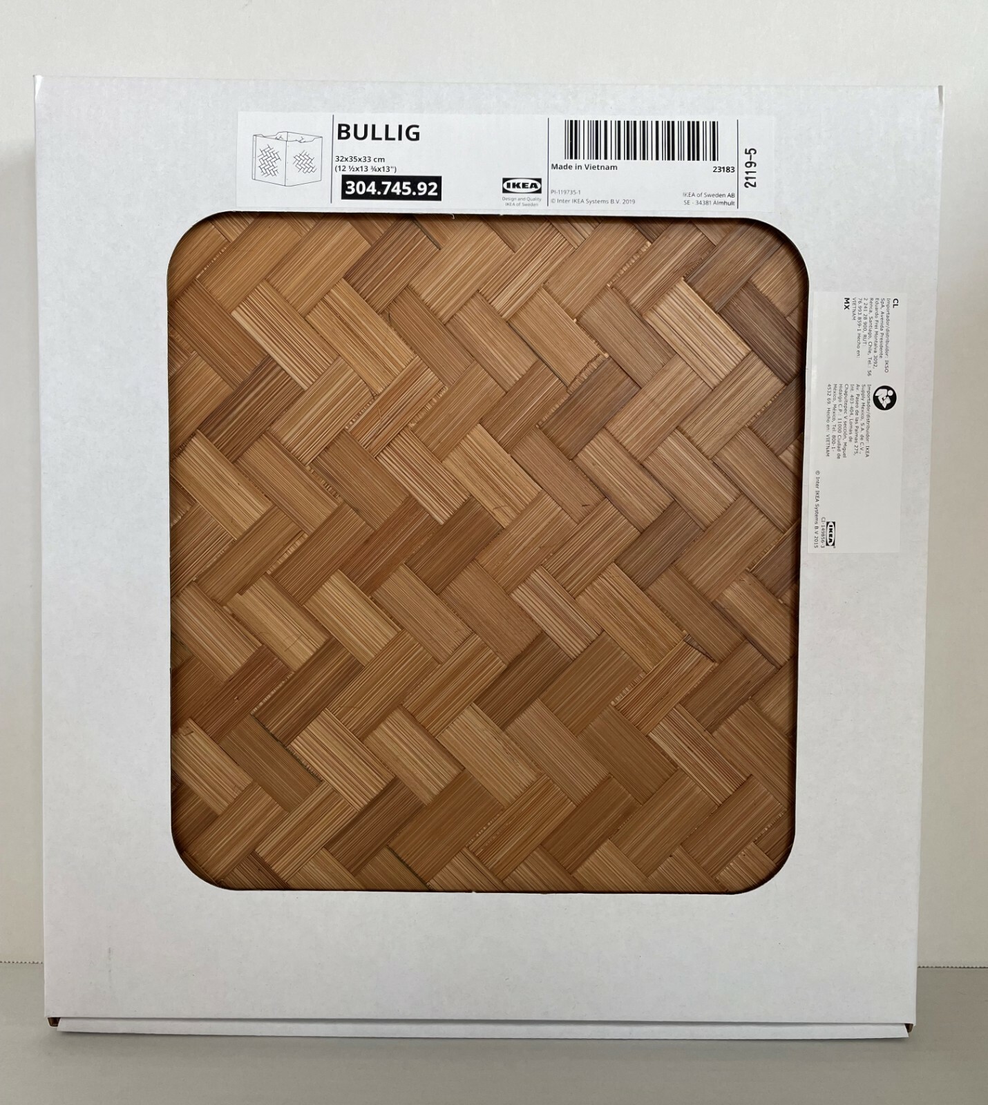 BULLIG ブッリッグ　3個セット bullig-box-bamboo-