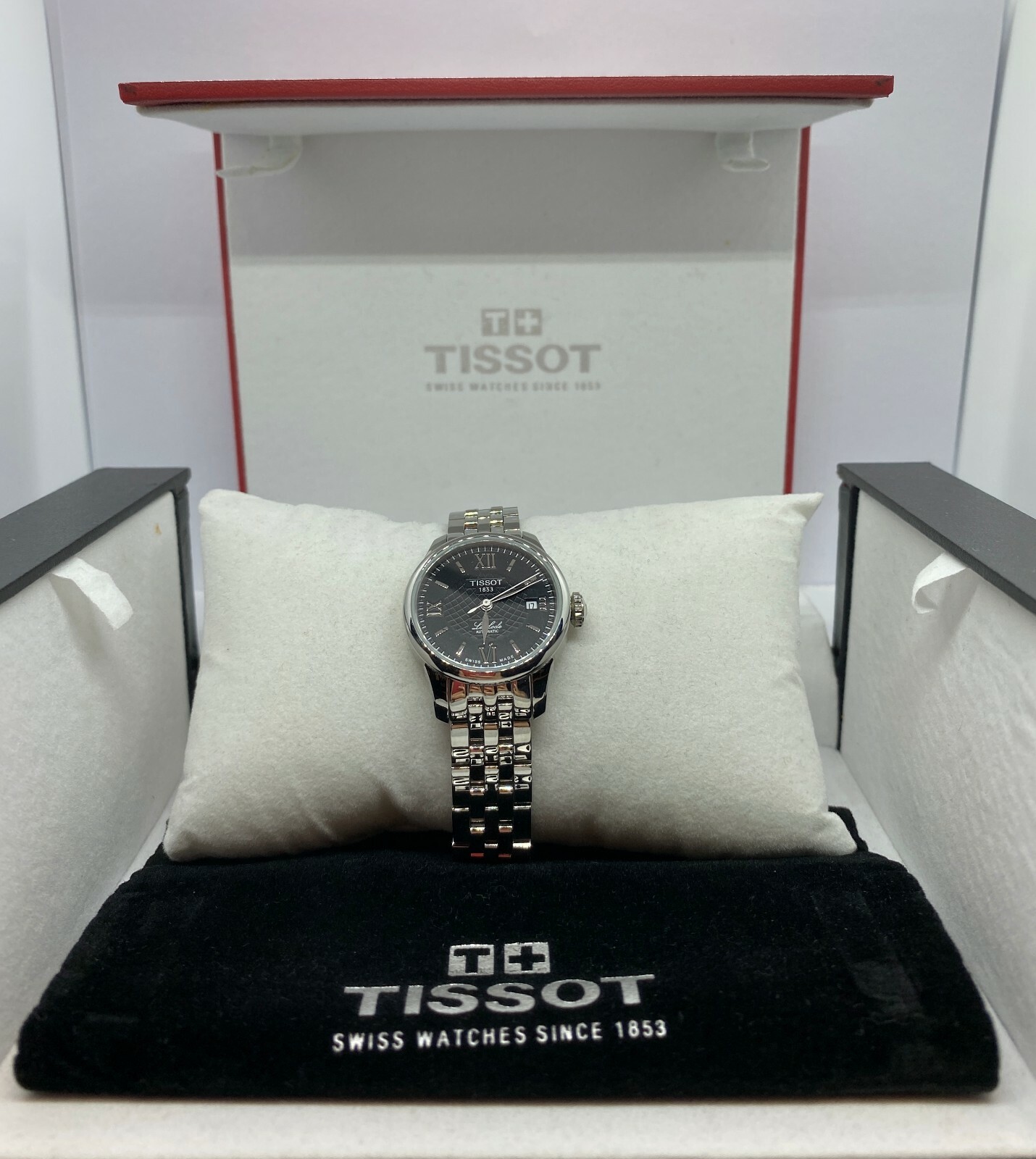 Tissot Le Locle Automatic Black Diamond Dial Ladies Watch Tissot Le Locle Automatic Black Diamond Dial Ladies Watch