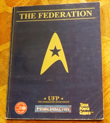 The Federation Sourcebook Task Force Prime Directive UFP -  Star Trek (1994) VGC