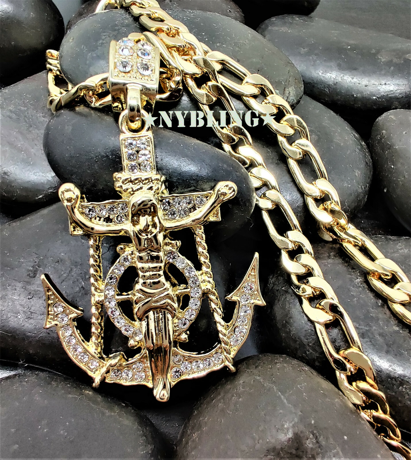 F*m様 ANCHOR TWIST SHORT NECKLACE WYM LIDNM（ウィム バイ リドム）の「CROSS LINK SHORT NECKLACE