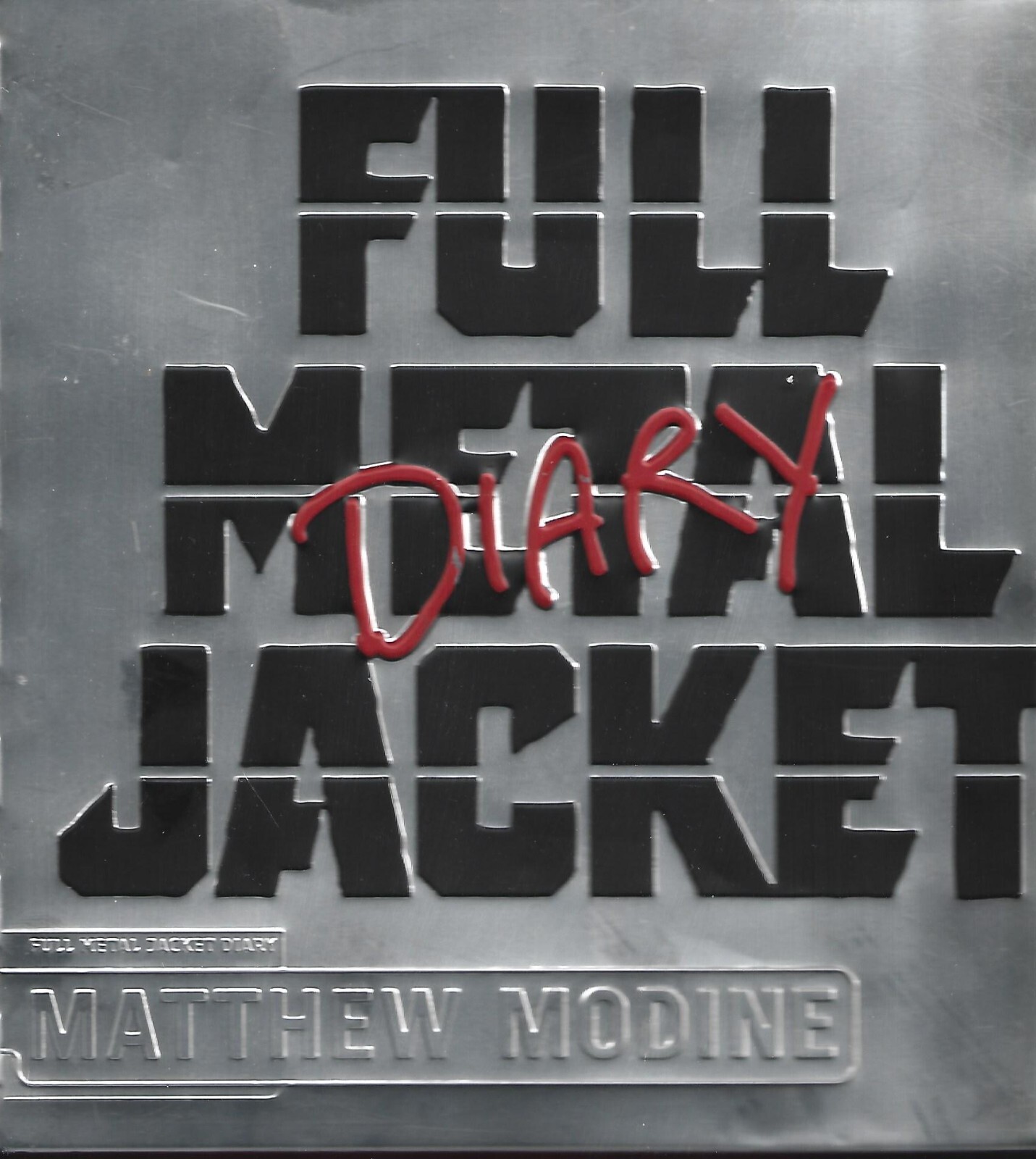 Full Metal Jacket Diary Matthew Modine Hardcover Limited
