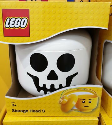 lego skull storage head