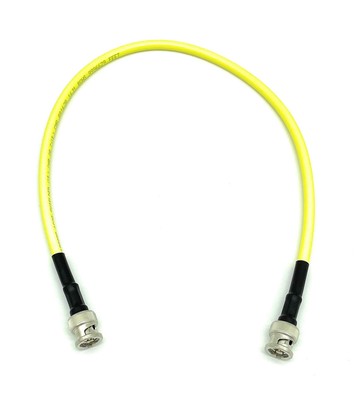 1.5ft 3G/6G HD SDI BNC Cable Belden 1505A RG59 - Yellow (1.5ft)