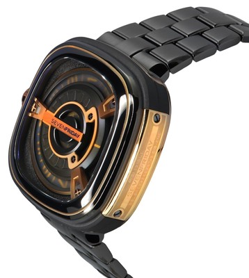 Pre-owned Sevenfriday M-series Black Dial Automatic Casual Men's Watch M2/02m