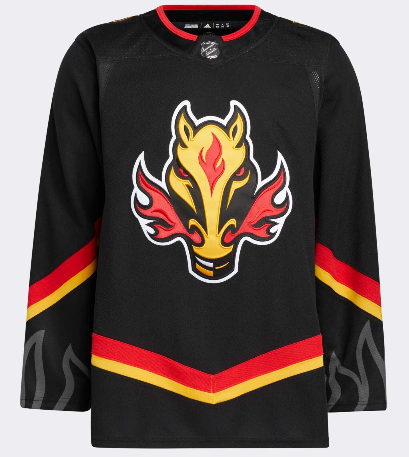 ゲームギア スウェット グレー ロゴ入り CALGARY FLAMES b145 Calgary Flames Primegreen Authentic Adidas Men's Third