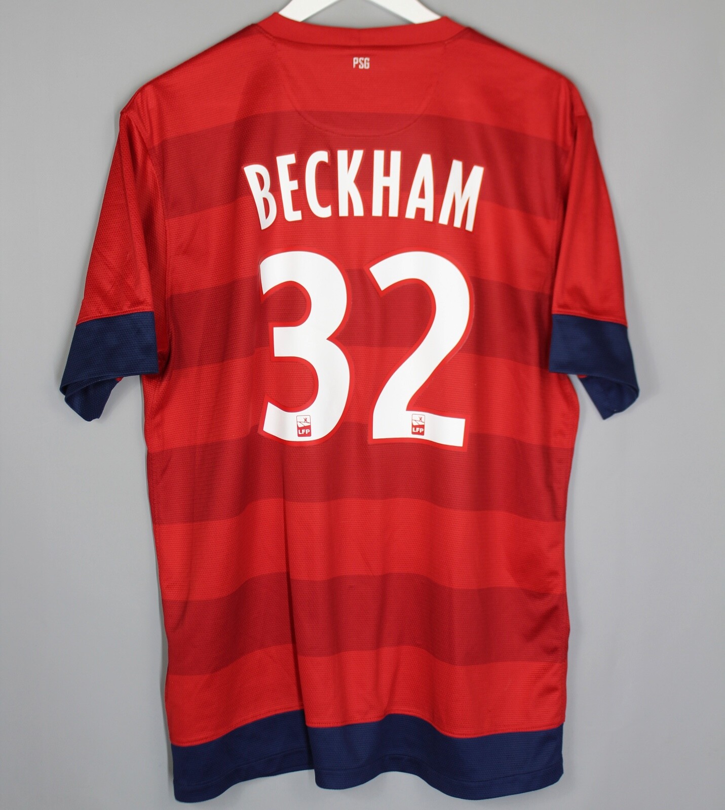 パリ・サンジェルマン BECKHAM 32 ジャージ PSG PARIS SAINT-GERMAIN 2012 2013 AWAY FOOTBALL SHIRT SOCCER