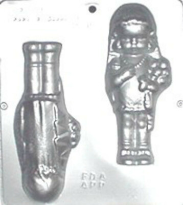 NEW Candy Mold 2 Cavity 3D BRIDE Assembly Figure Chocolate Fondant Clay Plaster