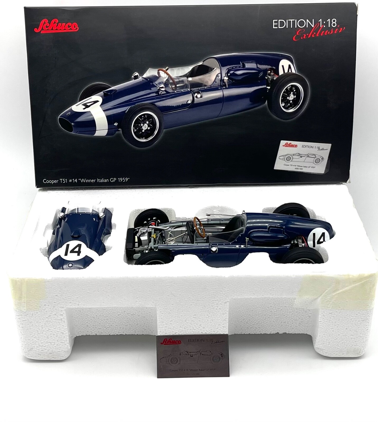 価格変更1/18 シュコー クーパーT51 1959 イギリスGP限定1000台