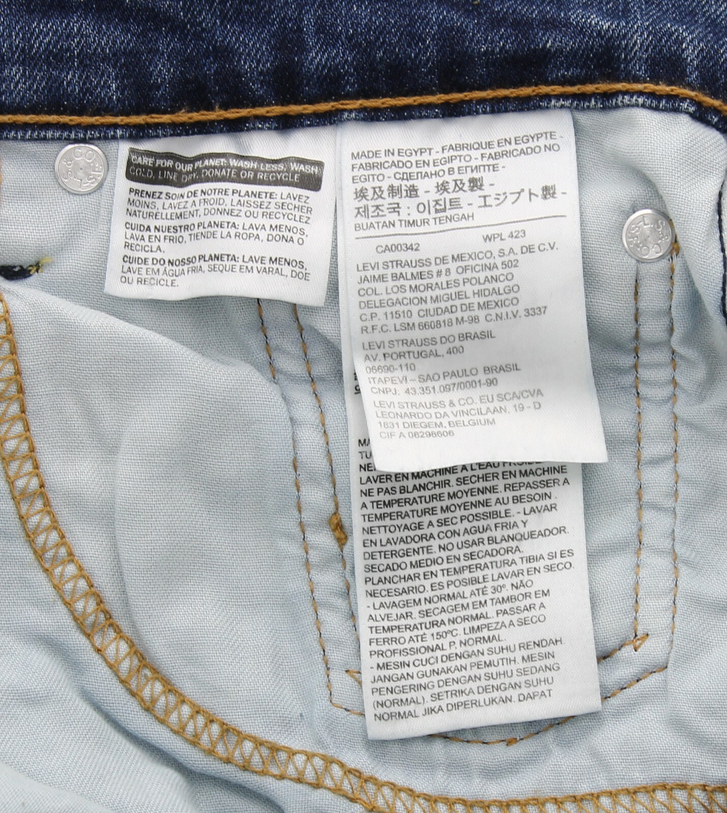 Levi's Men's 502 Jeans 295070, Regular Tapered Fit, Stretch Fabric, Red Tab, $59