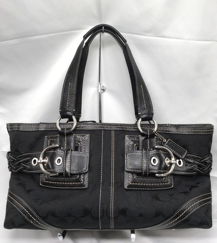 バッグ Coach Soho Black Leather Satchel Bag Coach Soho Bag, Black: Handbags: Amazon.com