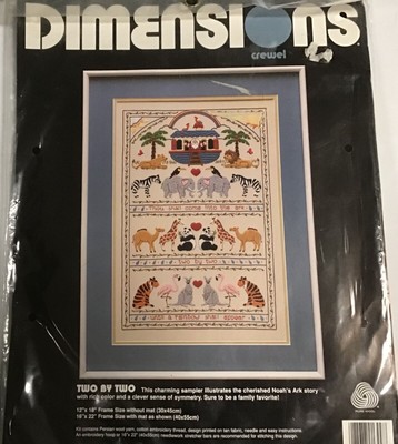 Dimensions Crewel Craft Kit Two by Two 12'' x 18''