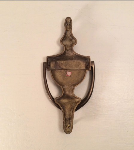 Vintage Cast Iron Brass Door Knocker - Made In India