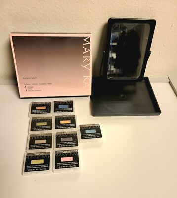 NEW Mary Kay Mineral Eye Color  - Discontinued Items - 9 ct. Mirror, compact pro