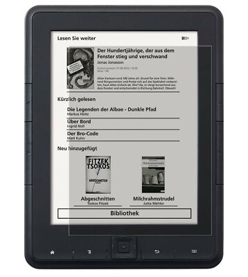 2x Schutzfolie für TrekStor eBook Reader 4 Antireflex Displayschutzfolie Antifin