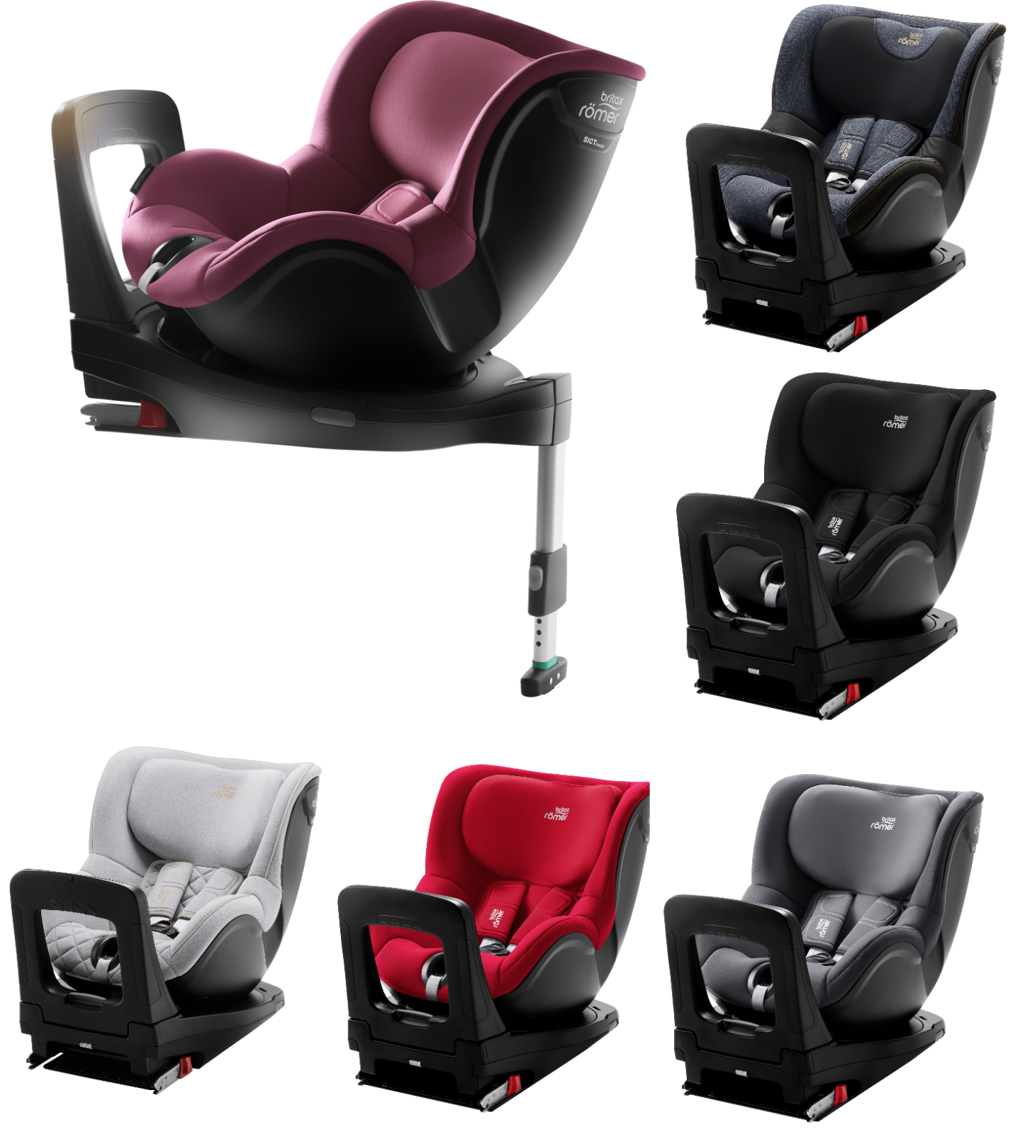 Dusty Rose Britax Romer Dualfix Wine Rose Car Seat Britax Dualfix