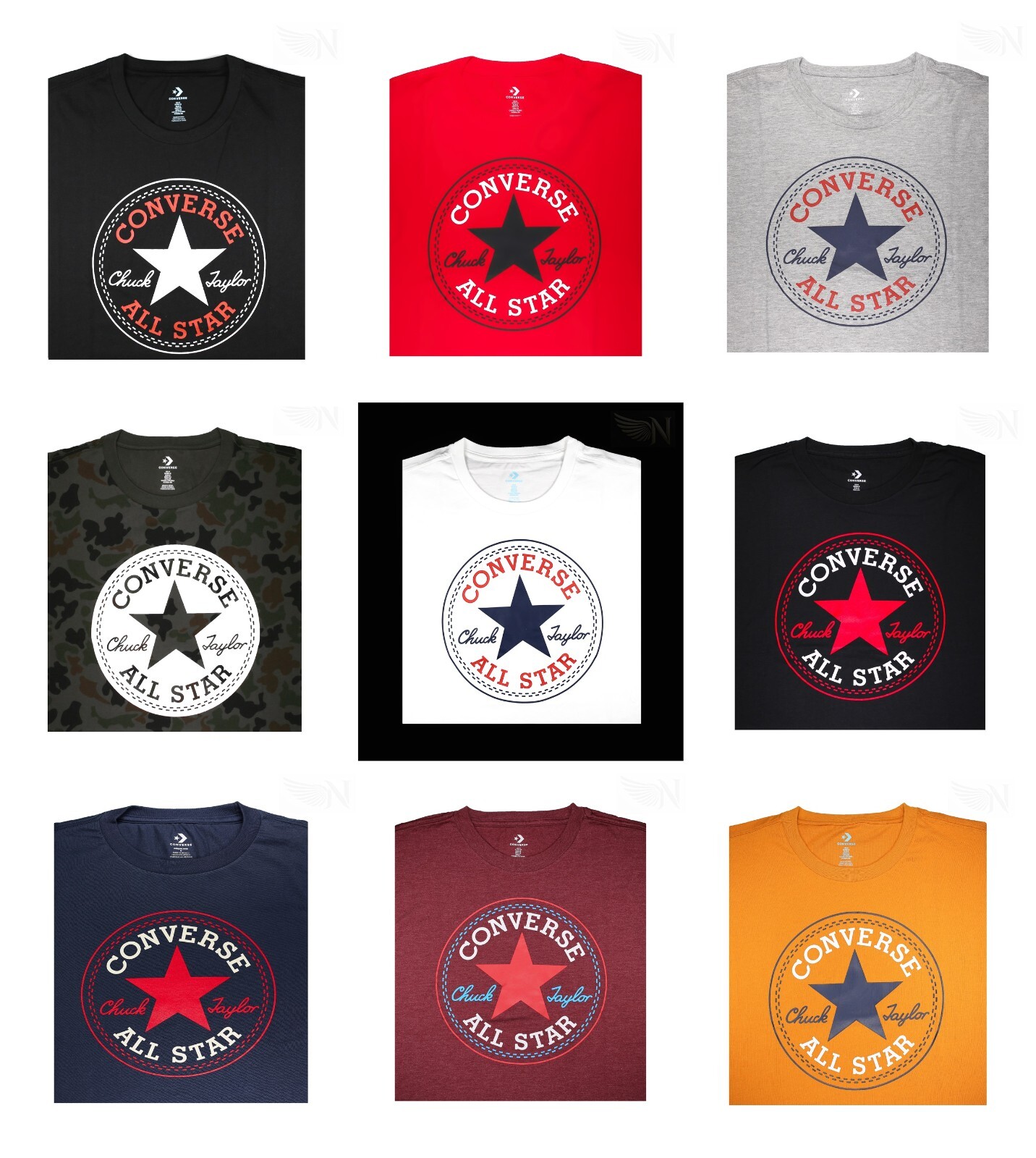 NWT Converse Men SS Crew T-Shirt Tee 