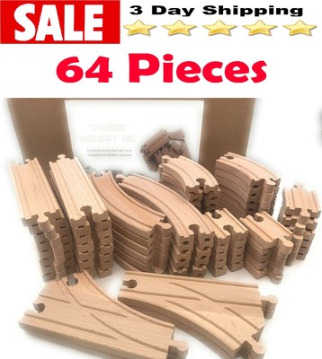 wooden train set bridge