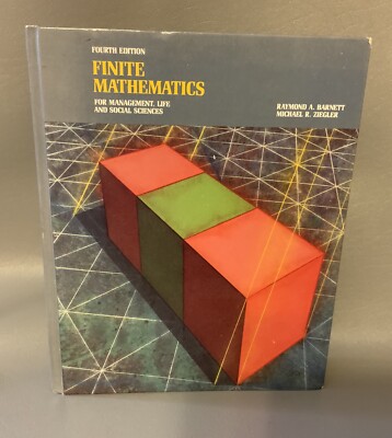 Finite Mathematics Fourth Edition for Managment,Life and Social Servies Book