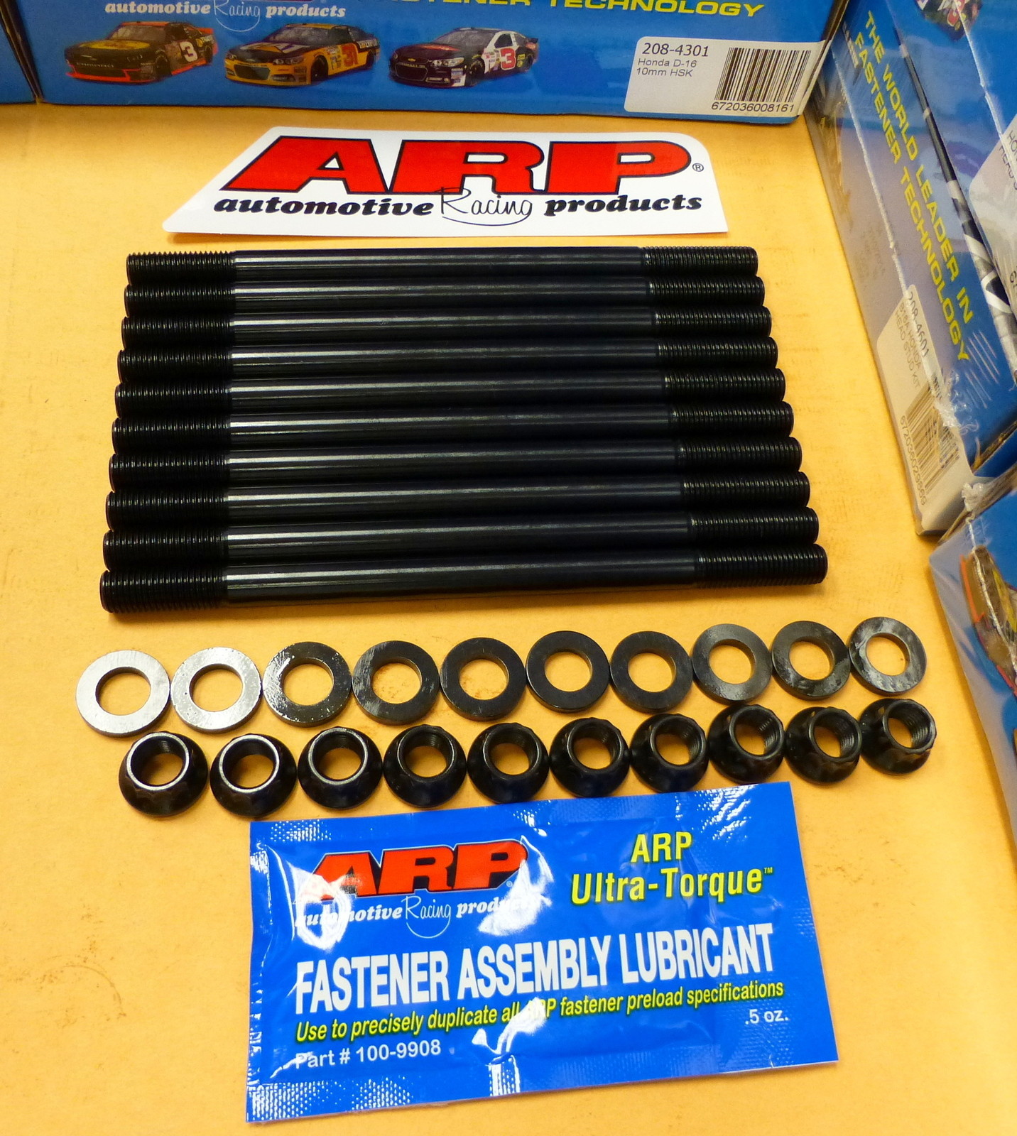 パーツ ID81 18k 1988-1995 Honda Civic 1.6L D16Z6 ARP Head Stud Kit 2084301