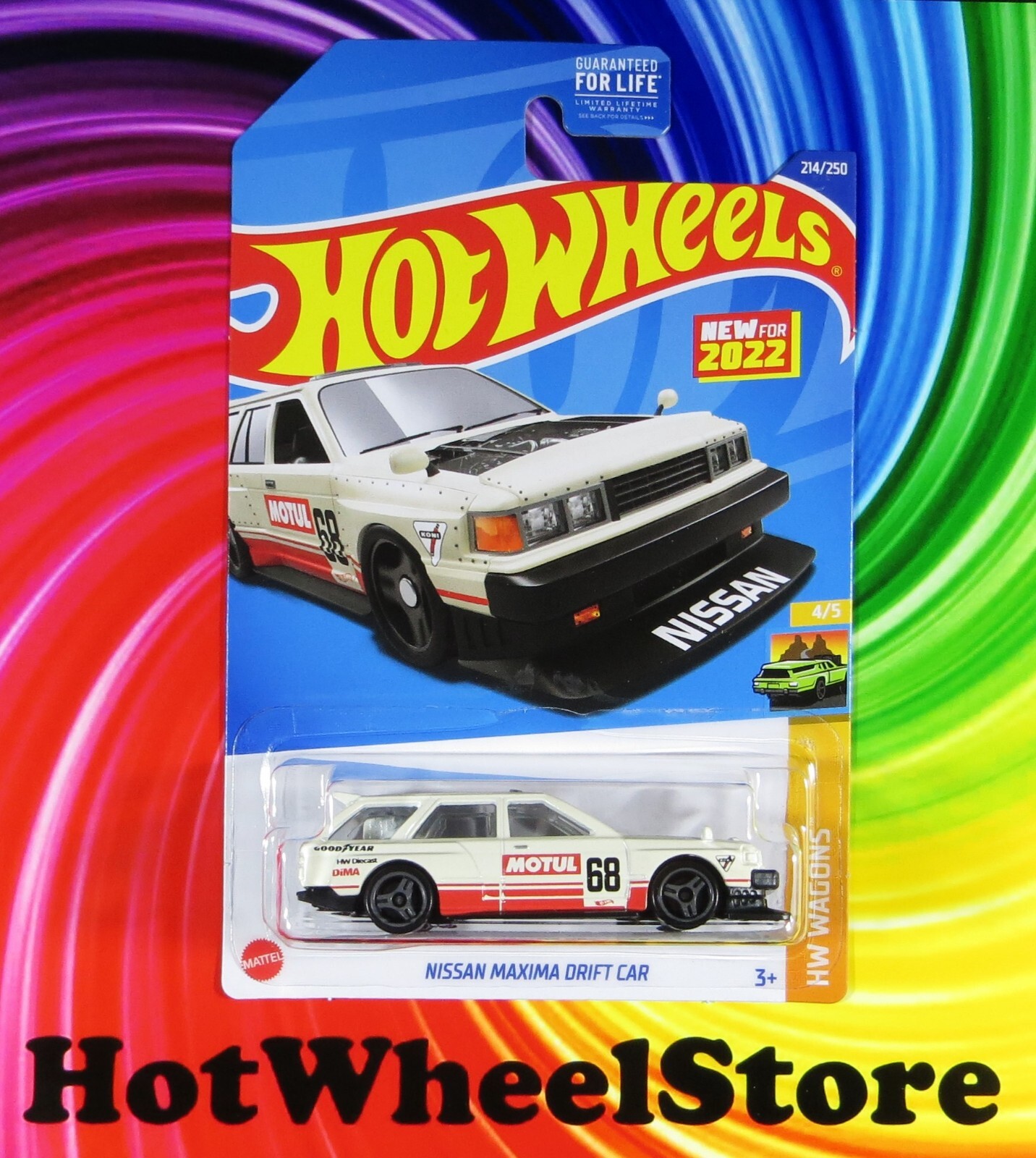 2022 Hot Wheels Ivory White NISSAN MAXIMA DRIFT CAR Wagons #214 74