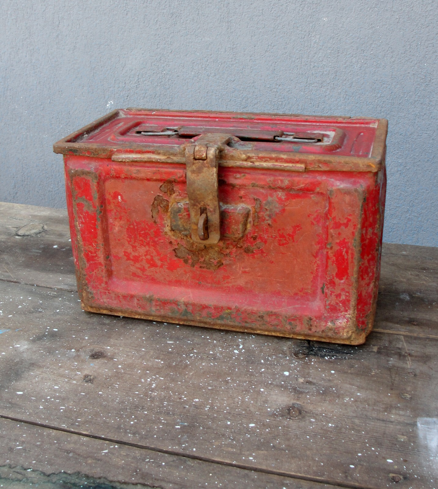 最終価格　ビンテージ　Ammo box アメリカ軍物　 ミリタリーボックス waiper_wip-21100101