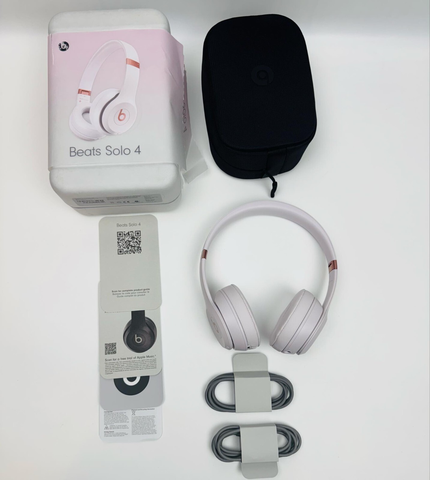 Beats Solo 4 True Wireless On-Ear Headphones - Cloud Pink Beats Solo 4 True Wireless On-Ear Headphones - Cloud Pink
