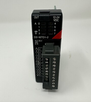 PLC Direct D2-16TD1-2 DC Output Module 16pt 12-24VDC NPN Sink 0.1A New ships now