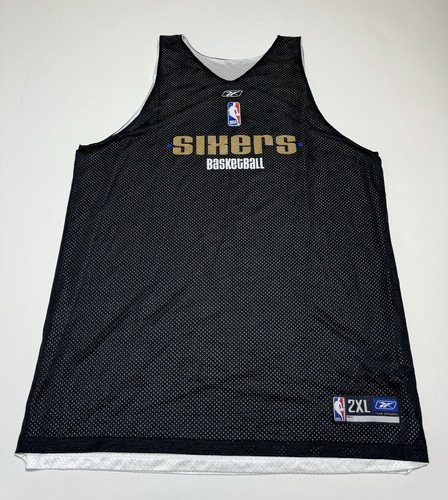 Reebok SIXERS IVERSON 3番 ユニフォーム XL 黒 赤 Allen Iverson 3 Jersey Shirt Mens Large Reebok Basketball