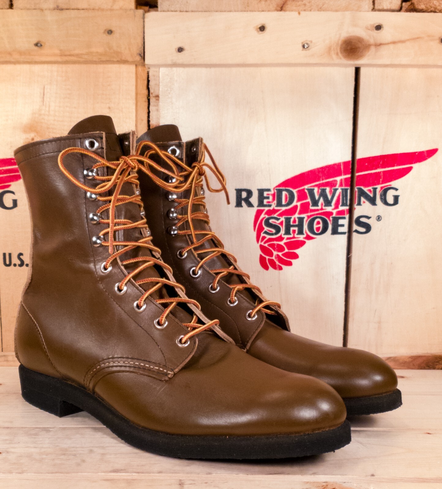 Red Wing 5128 Classic Work Boots Size 10.5D (Soft Toe) (1970 Red Wing 5128 Classic Work Boots Size 10.5D (Soft Toe) (1970