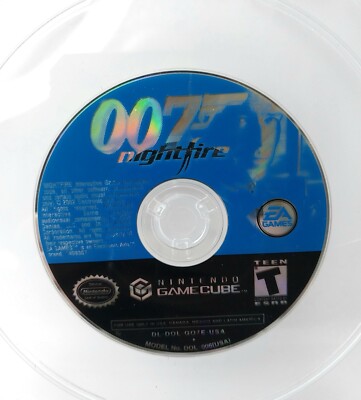 007 James Bond   NightFire Nintendo GameCube 2002 Game~ Disc Only Tested