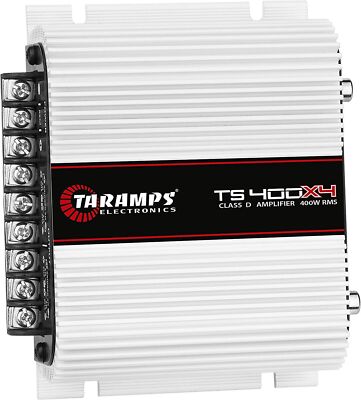 Taramps TS 400x4 400 watts RMS 4 Channels Full Range Car Audio Amplifier