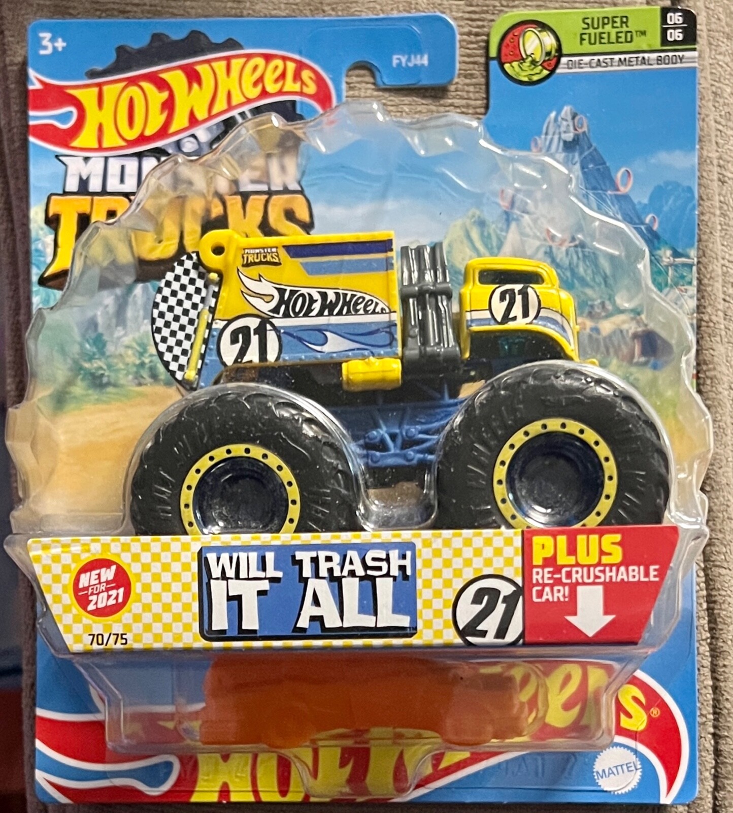 Hotwheels MONSTER TRUCKS 6種3PACK Amazon.com: Hot Wheels Toy Monster Trucks Creature 3-Pack