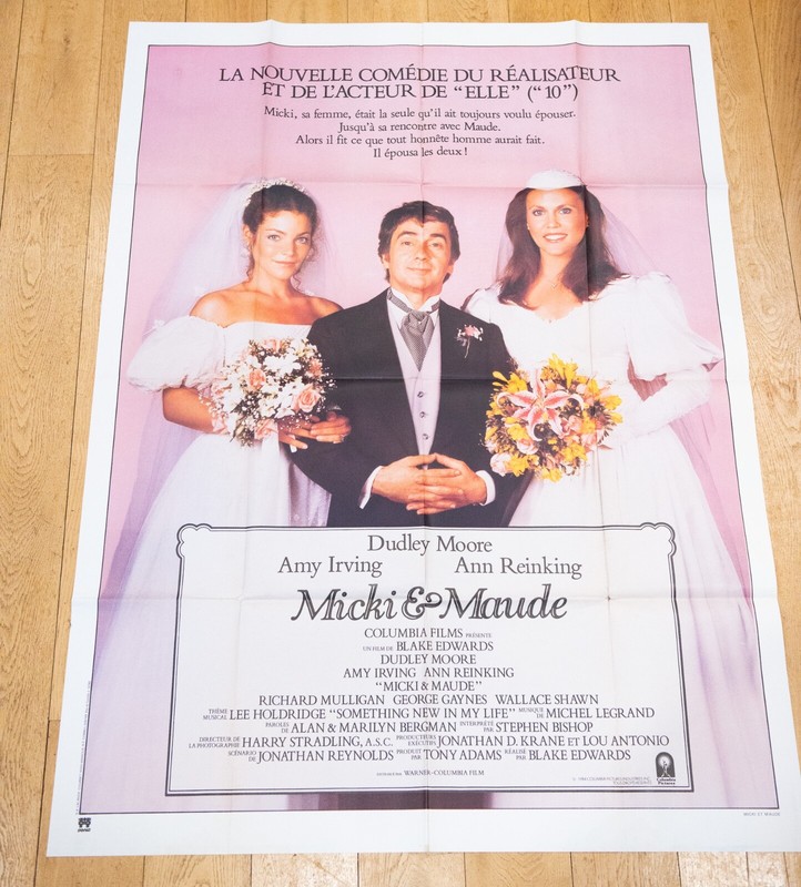 Micki Et Maude Affiche CinÃ©Ma 120x160 Blake Edwards, Dudley Moore, Amy Irving