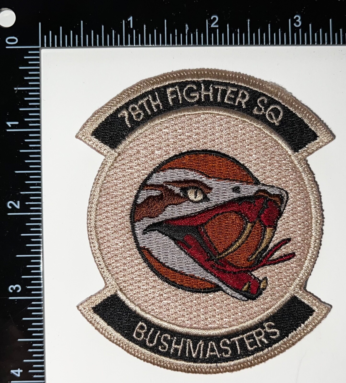 OIF OEF USAF 78th Fighter Squadron Bushmasters Patch | eBay