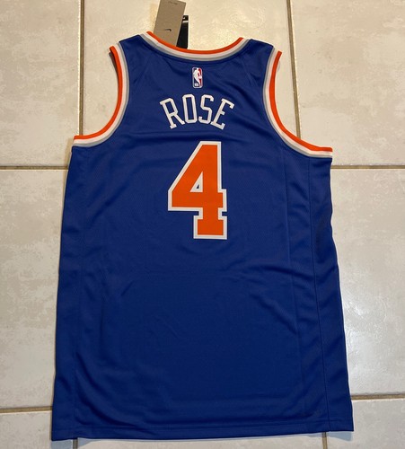 k*d様 NBAユニフォーム New York Knicks Derrick R NBA New York Knicks Derrick Rose #25 Women's Road Replica