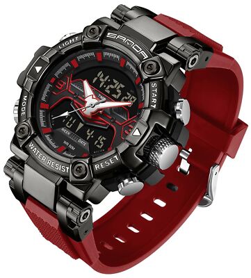 Findtime 2024 Watch Men's Digital Watch fd-Sd3186red